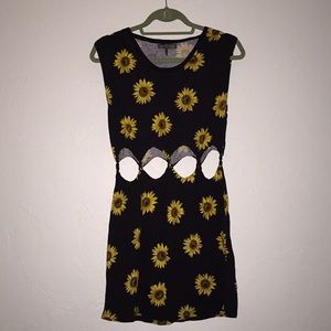 Kendall and Kylie sunflower dress